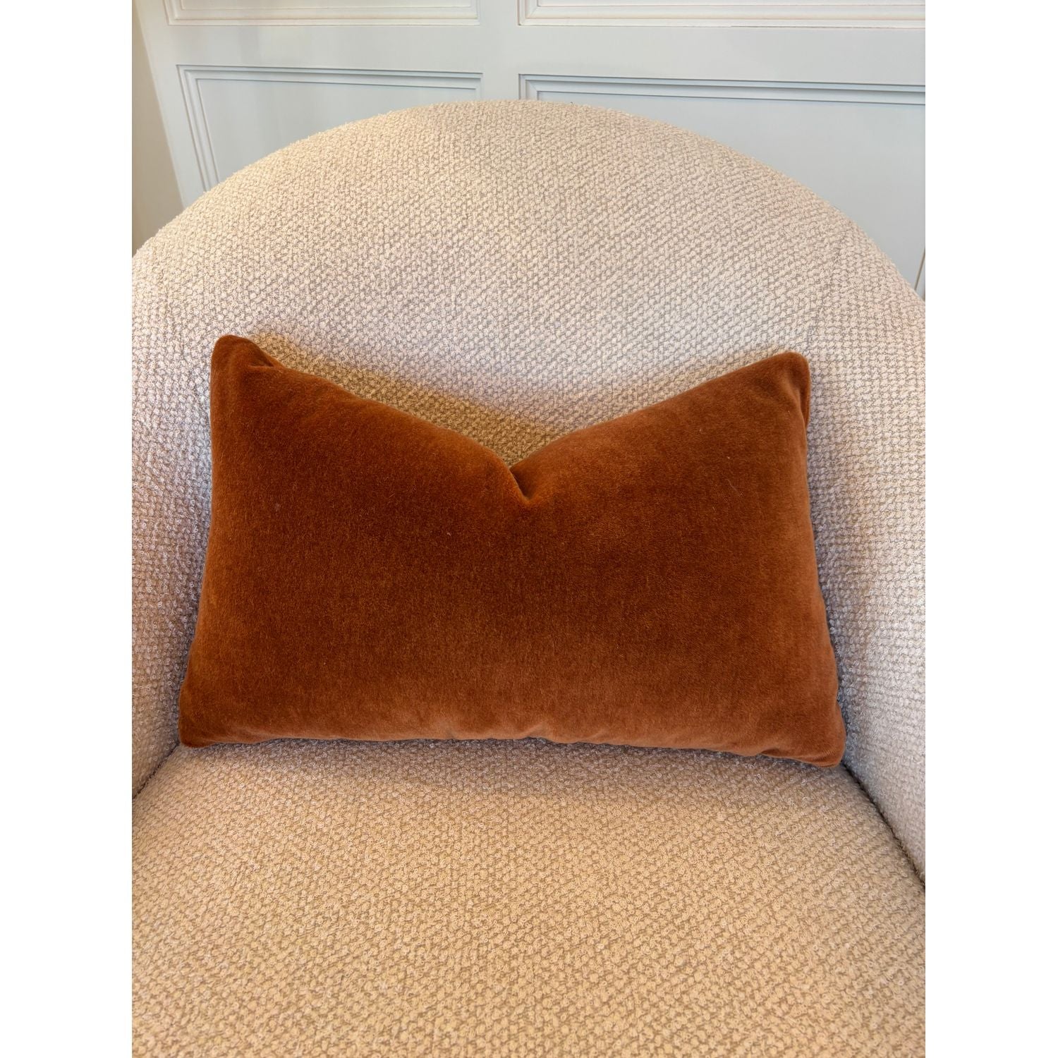 CINNAMON MOHAIR PILLOW