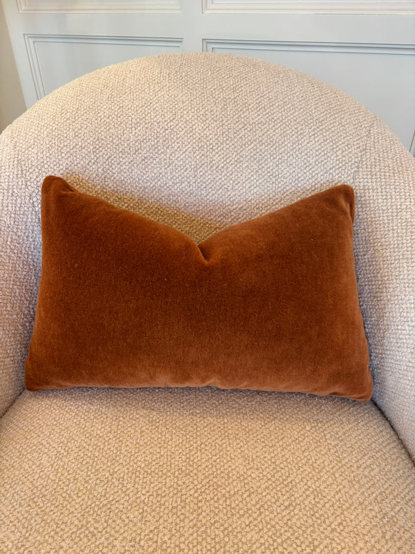 CINNAMON MOHAIR PILLOW