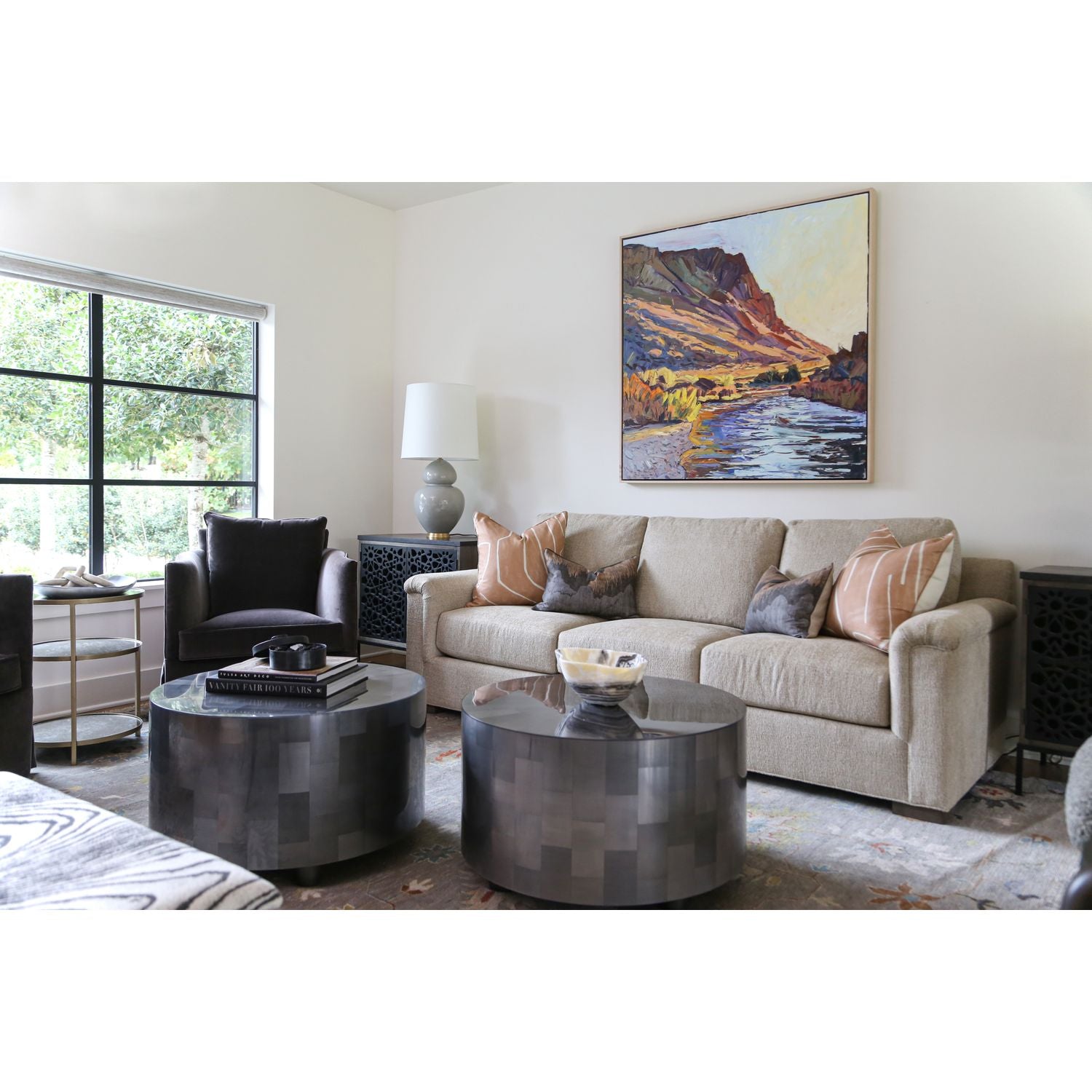 SHELDON SOFA Grey Flannel Velvet, duvallatelier.com