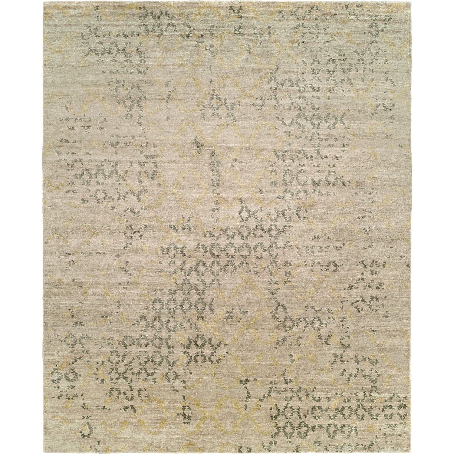 TRANSITIONAL TIBETAN WEAVE ANTIQUE LINEN RUG/RUNNER