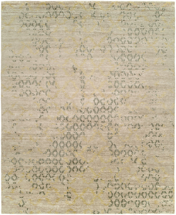 TRANSITIONAL TIBETAN WEAVE ANTIQUE LINEN RUG/RUNNER