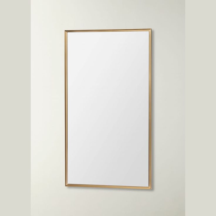 Suzanne Mirror 48" Brushed Brass