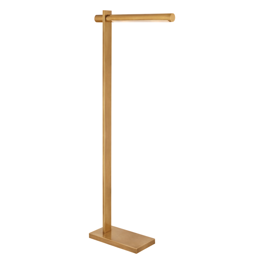 Axis Pharmacy Floor Lamp in Antique- Burnished Brass, duvallatelier.com