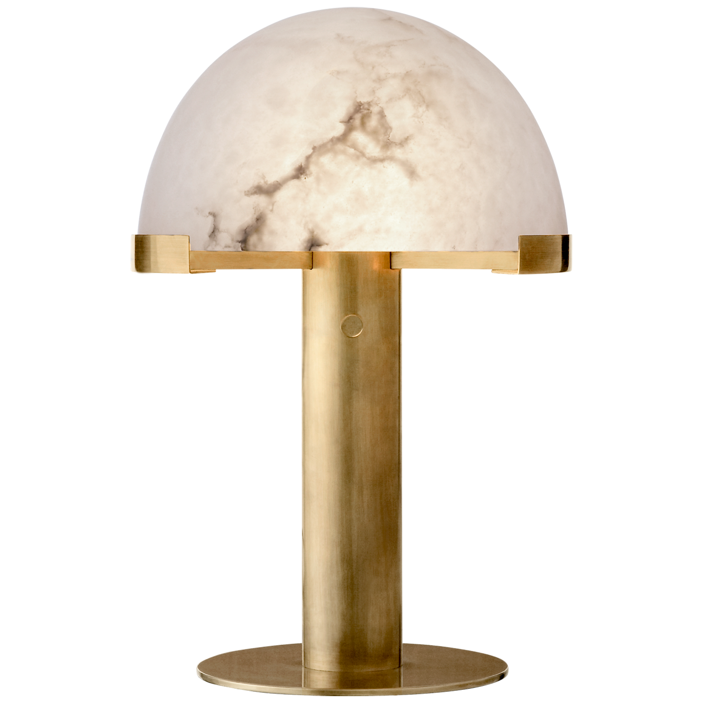 Melange Desk Lamp ANTIQUE BURNISHED BRASS WITH ALABASTER SHADE
