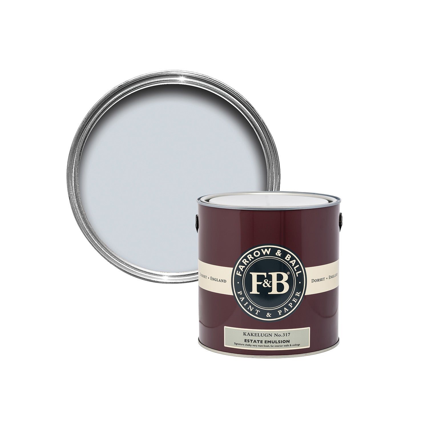 Farrow & Ball Kakelugn No. 317 paint Sample Pot, duvallatelier.com