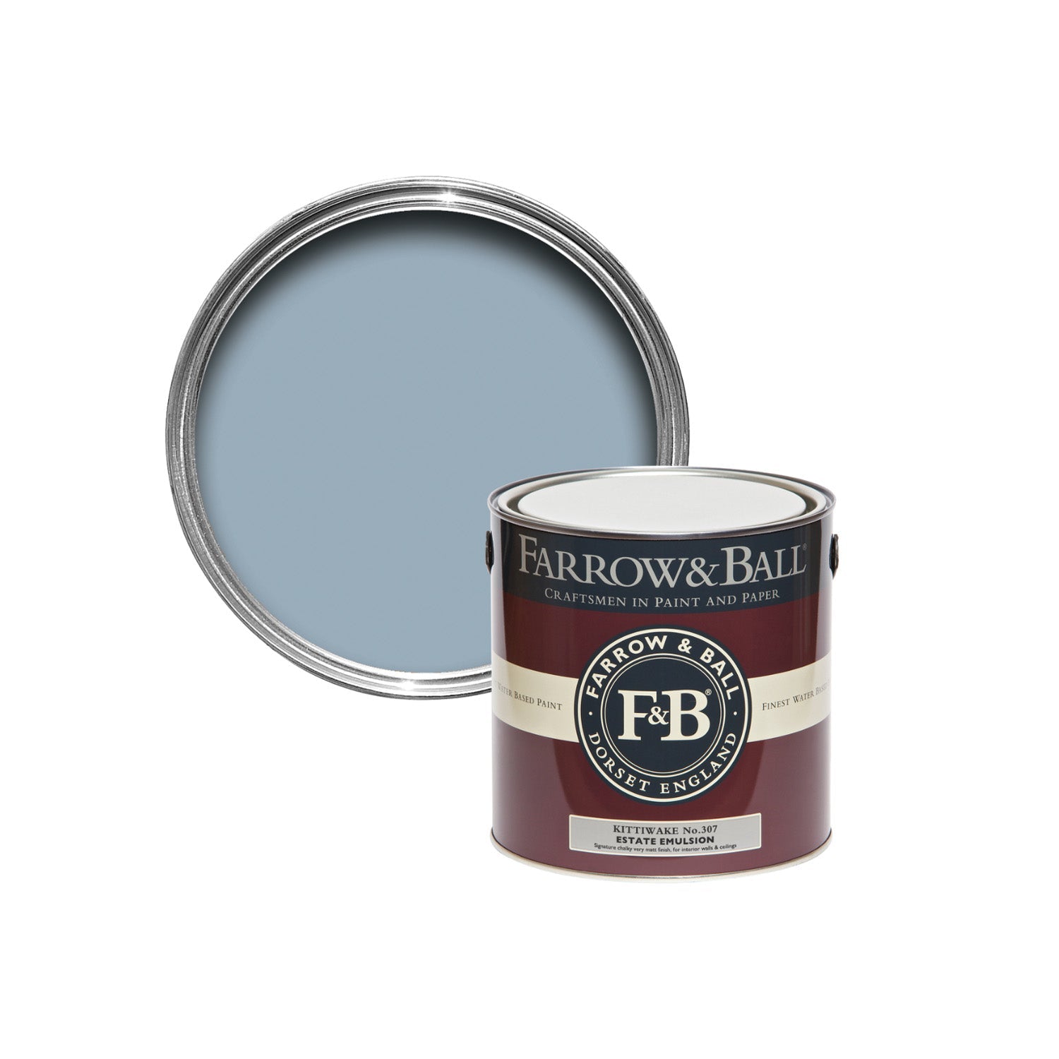 Farrow & Ball Kittiwake No. 307 Sample Pot , duvallatelier.com