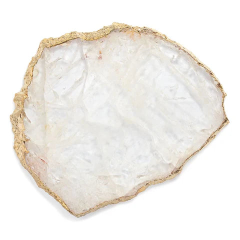 KIVA LARGE PLATTER 24K GOLD