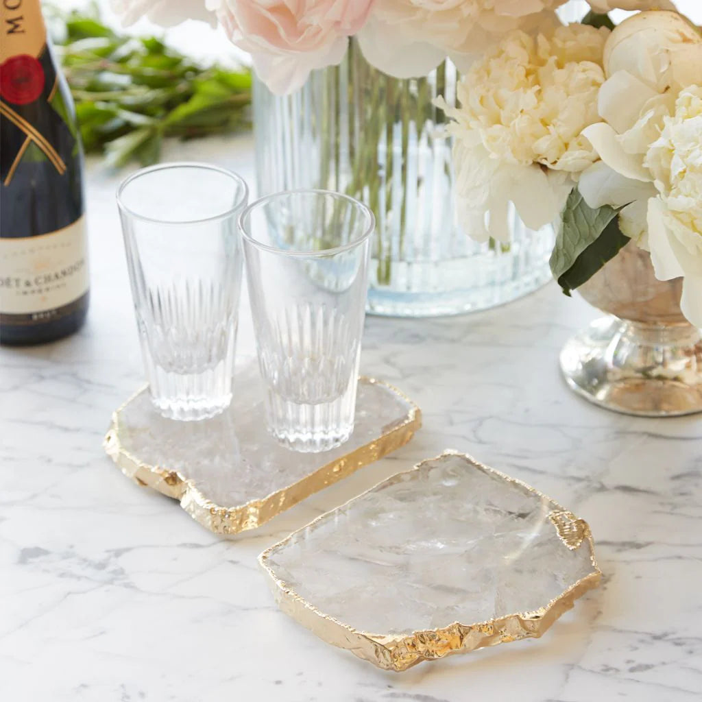 Kivita Coasters, Crystal & Gold
