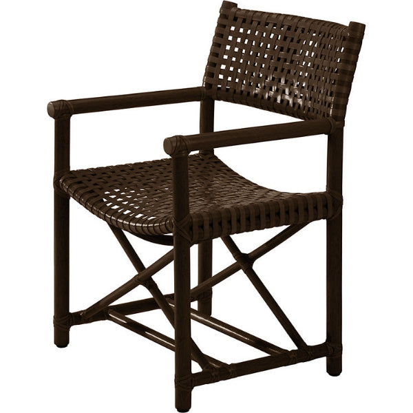 ANTALYA LACED RAWHIDE ARMLESS CHAIR by McGuire, DUVALLATELIER.COM