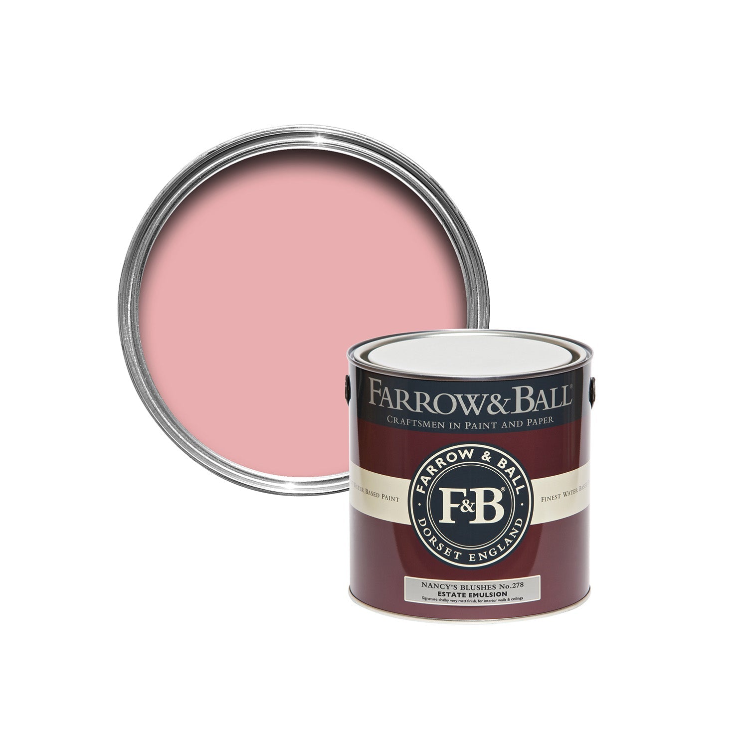 Nancy's Blushes No. 278 Paint Sample Pot, duvallatelier.com