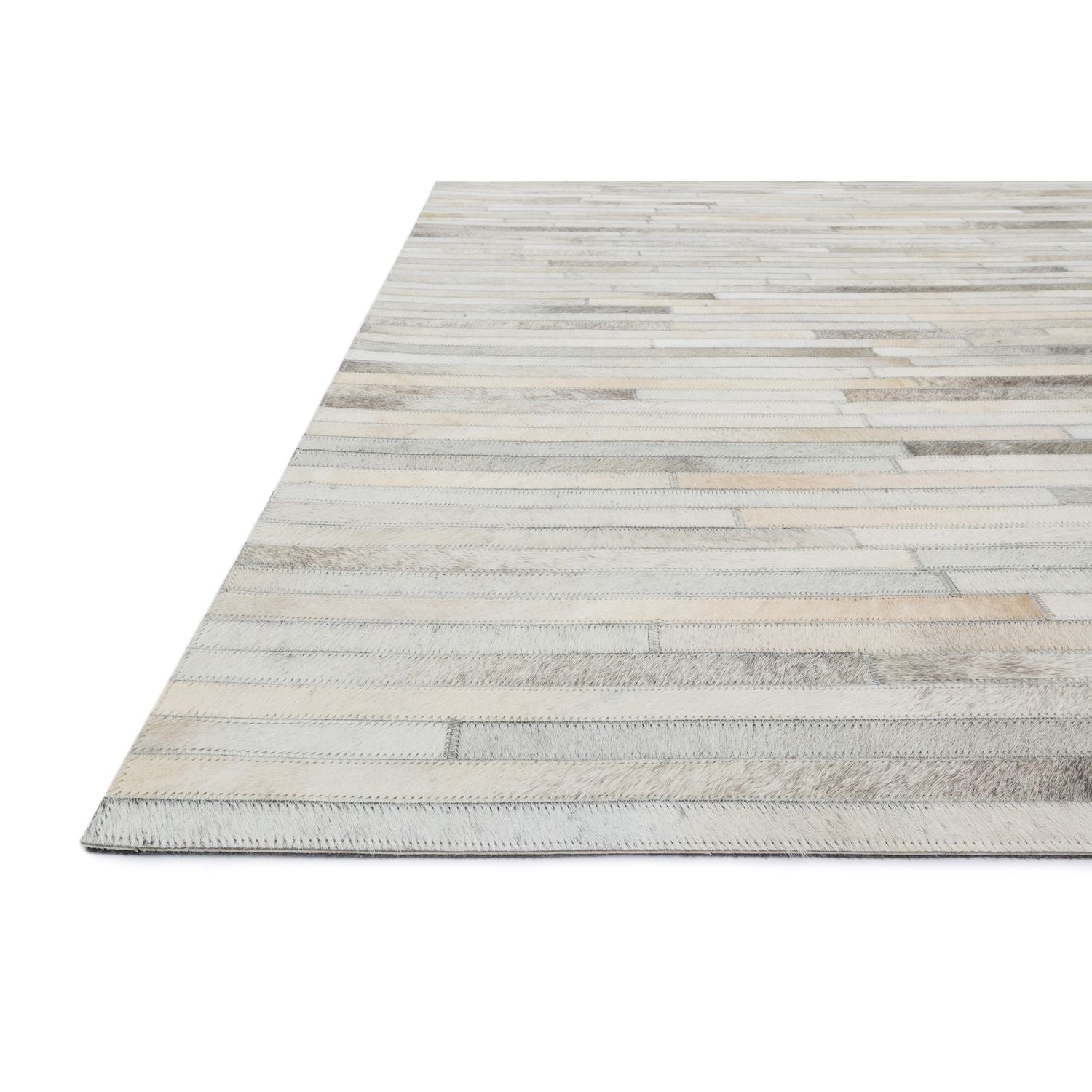 Promenade Ivory Cow Hide Rug , duvallatelier.com