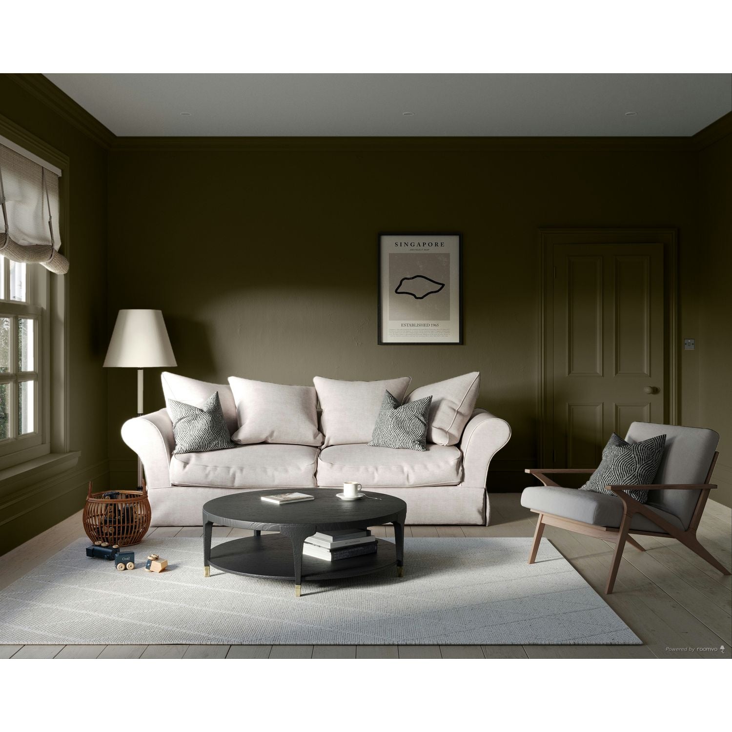 Farrow & Ball Pantalon No. 221 paint, duvallatelier.com