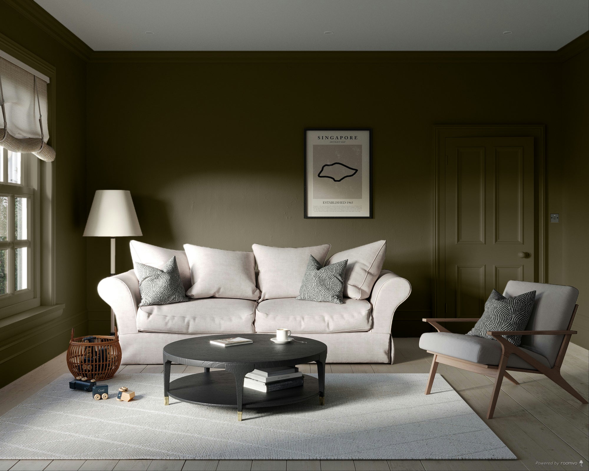 Farrow & Ball Pantalon No. 221 paint, duvallatelier.com