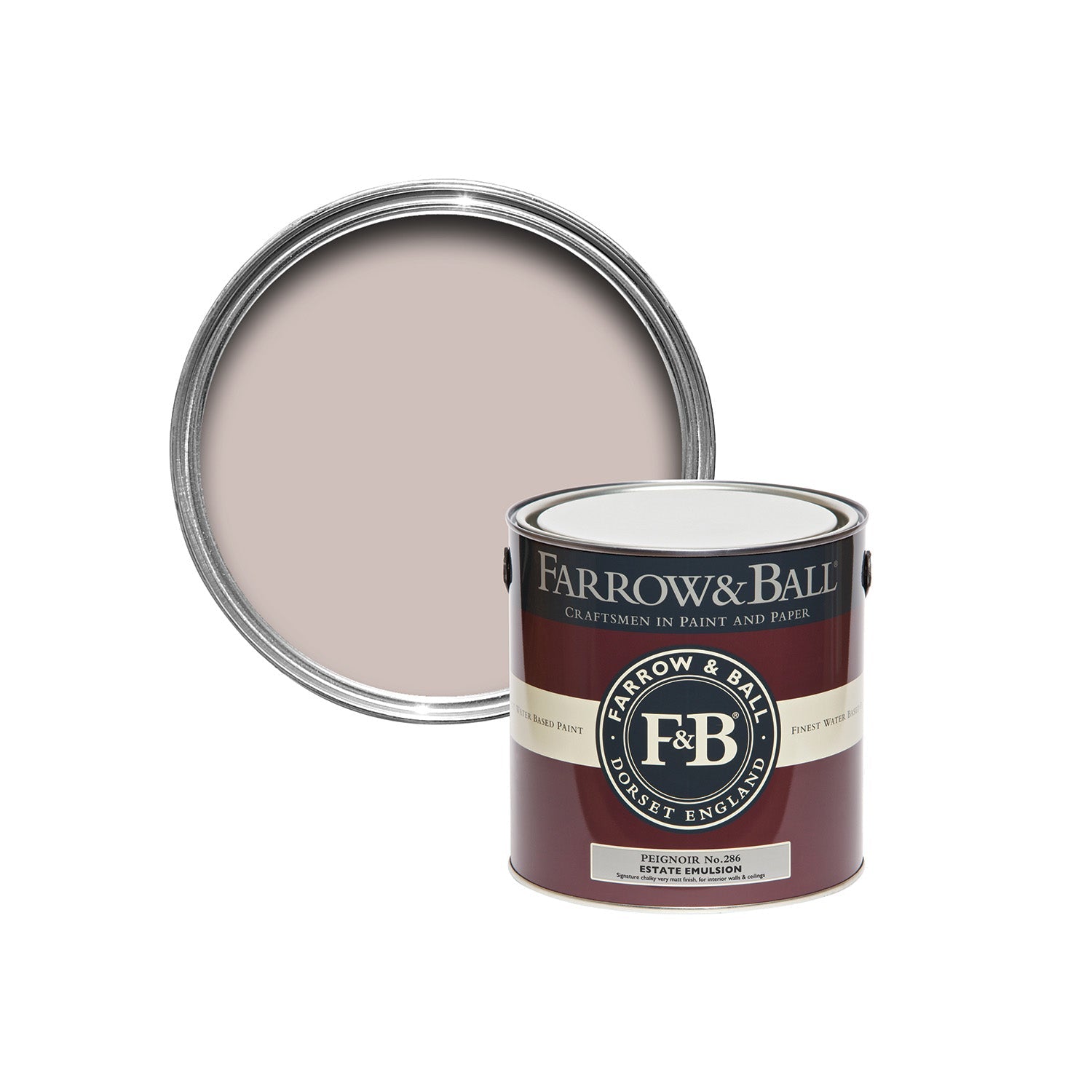 Farrow & Ball Peignoir No. 286 paint sample, duvallatelier.com