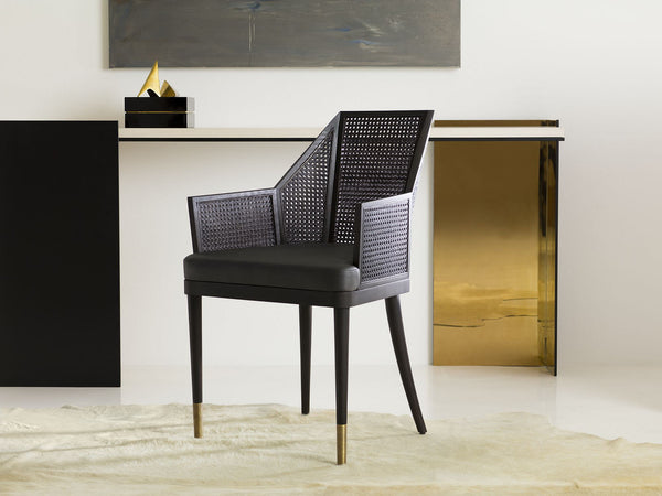 CANE ARM CHAIR by BAKER