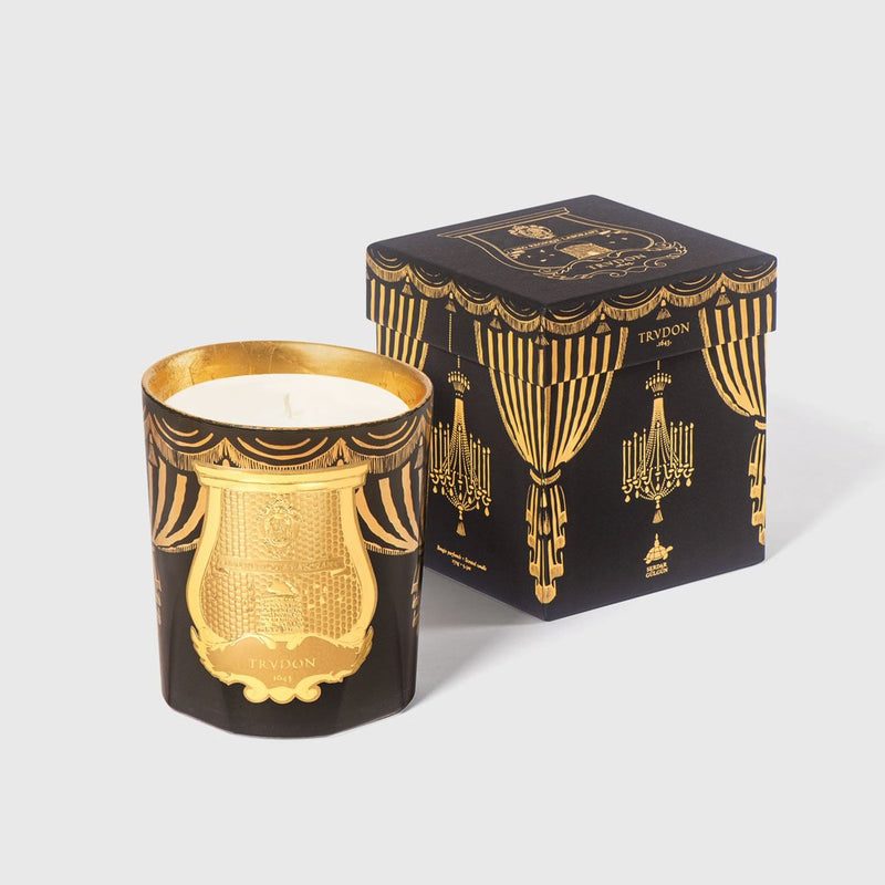 Trudon Holdiay 2024 Hints of myrrh and incense absolute bring depth to the perfume’s head notes - Siberian pine and fir tree. The Fir scented candle welcomes the olfactory strength and very essence of the Christmas tree.