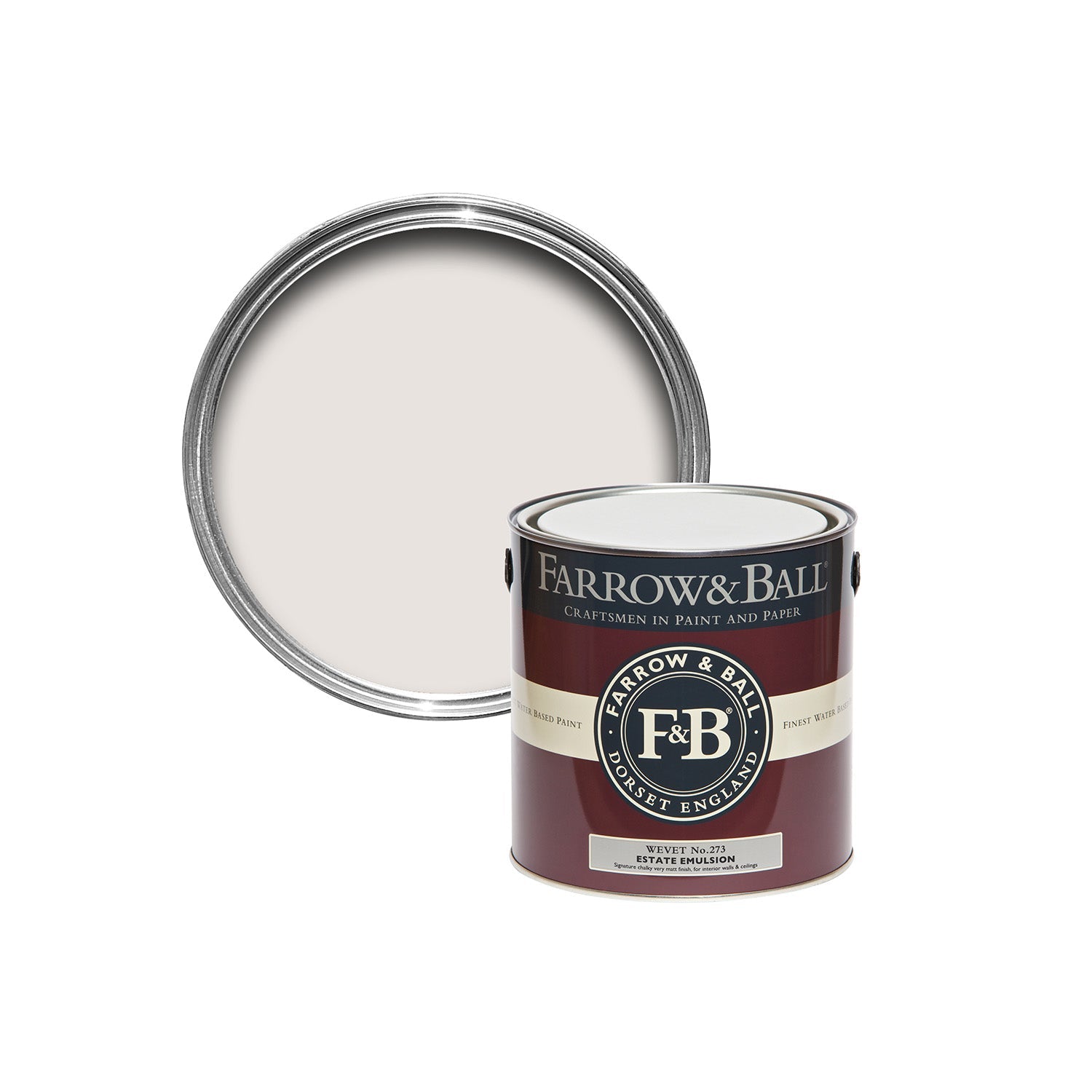 Farrow & Ball Wevet No. 273 paint sample pot, duvallatelier.com