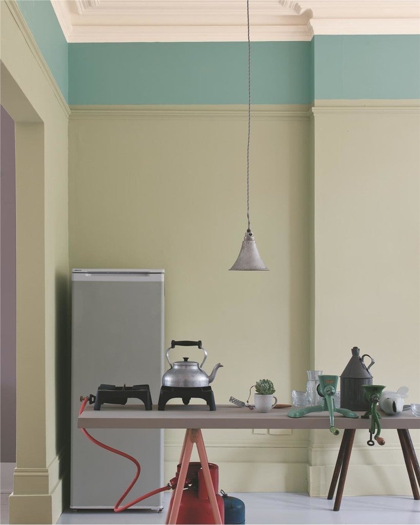 Farrow & Ball Mizzle No. 266 paint, duvsallatelier.com