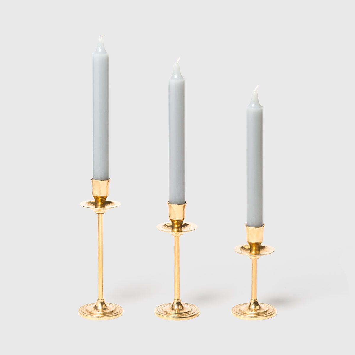 TRUDON TRIO of CANDLEHOLDERS
