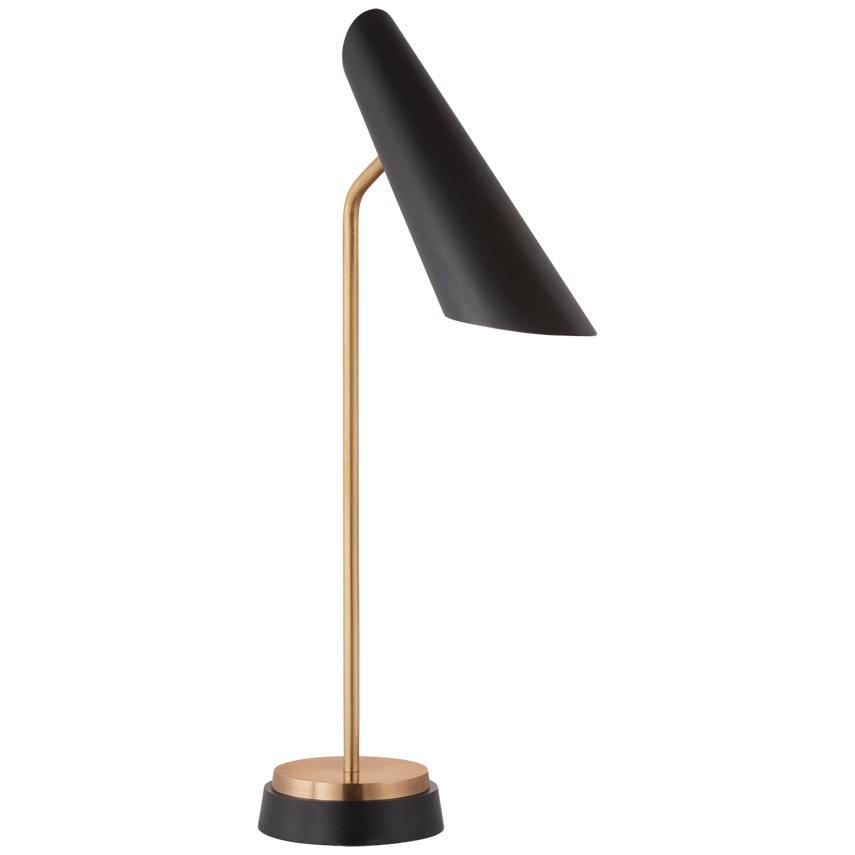 Franca Single Pivoting Task Lamp in Black