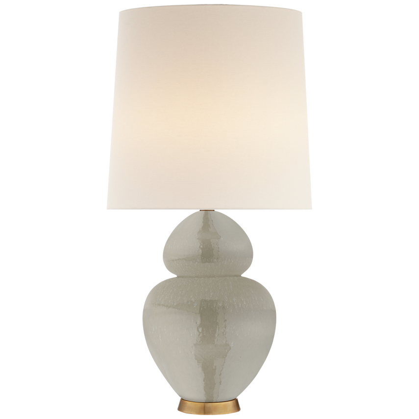 Michelena Lamp SHELLISH Grey WITH LINEN SHADE