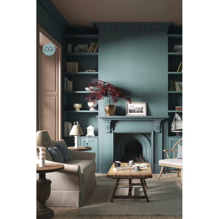 Farrow & Ball Ballroom Blue No. 24 paint, duvallatelier.com