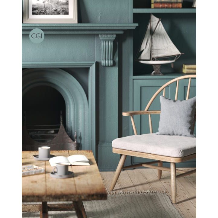 Farrow & Ball Ballroom Blue No. 24 paint, duvallatelier.com