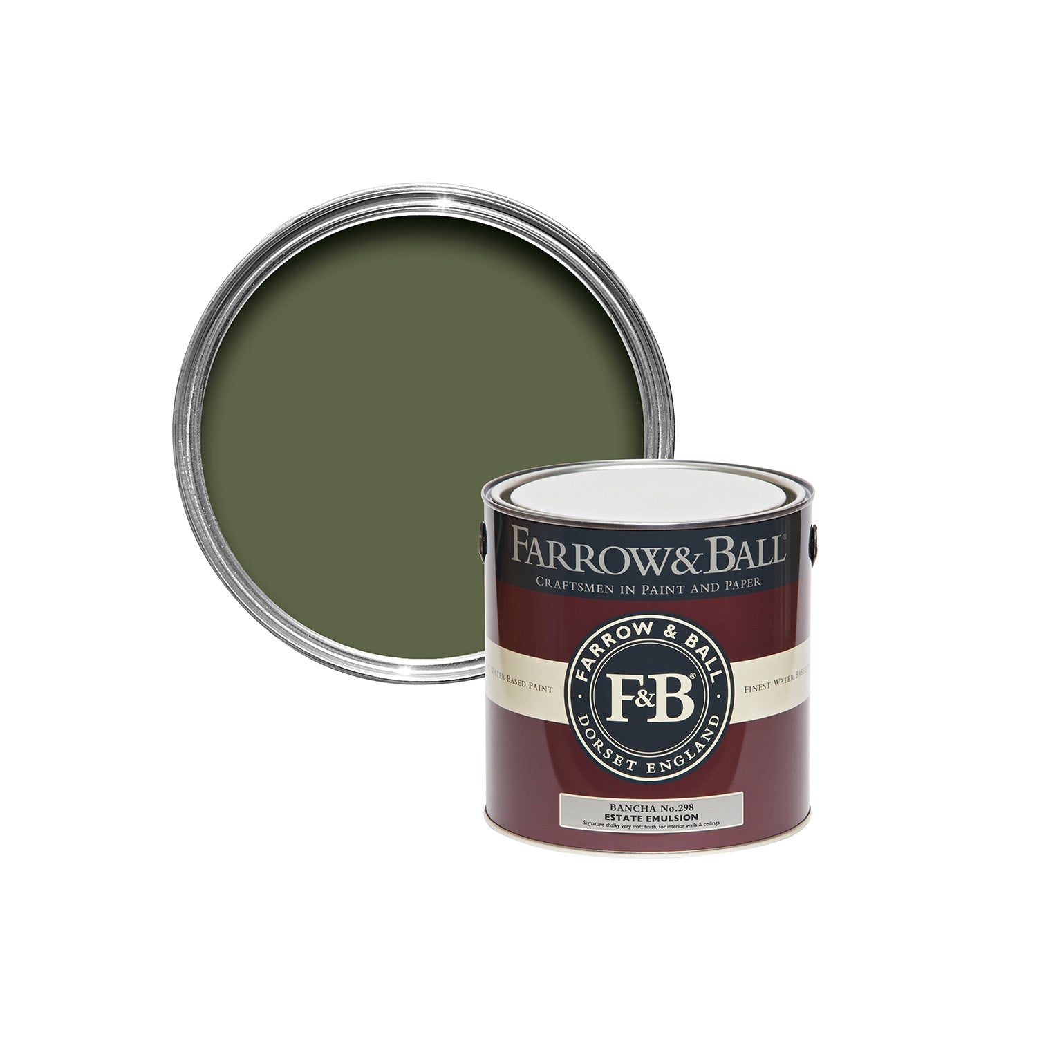 Farrow & Ball Bancha No. 298 paint sample, Duvallatelier.com