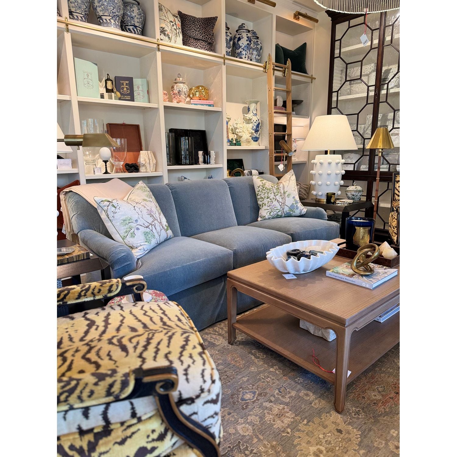 BESPOKE SOFA With English Roll Arm by BAKER