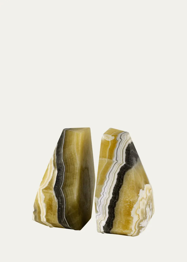 Sonora Onyx Bookends Set Of 2