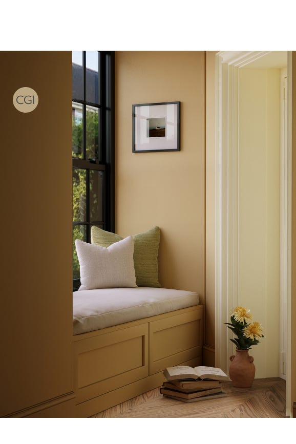 Farrow & Ball Biscuit No. 38 paint, duvallatellier.com