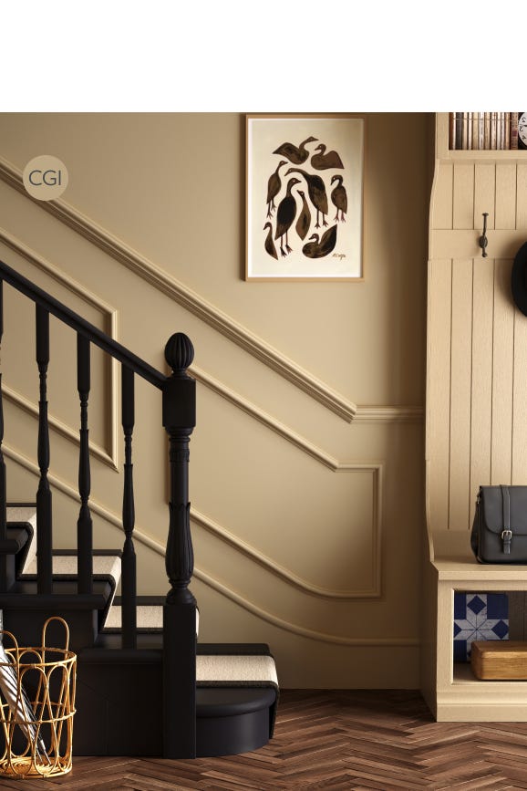 Farrow & Ball Biscuit No. 38 paint, duvallatellier.com