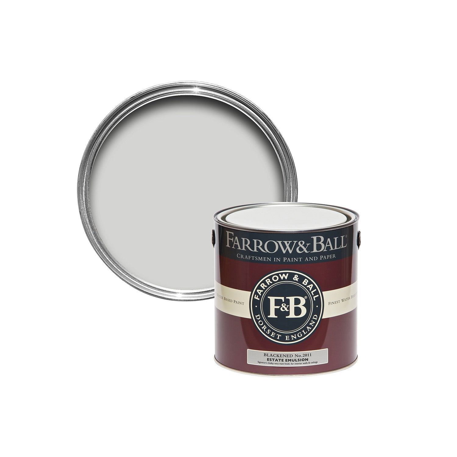 Farrow & Ball Blackened No. 2011 Sample Pot, duvallatelier.com
