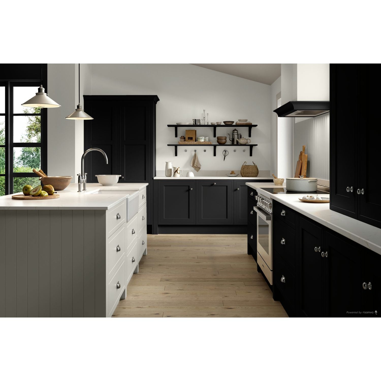 Farrow & Ball Off-Black No. 57 paint, duvallatelier.com