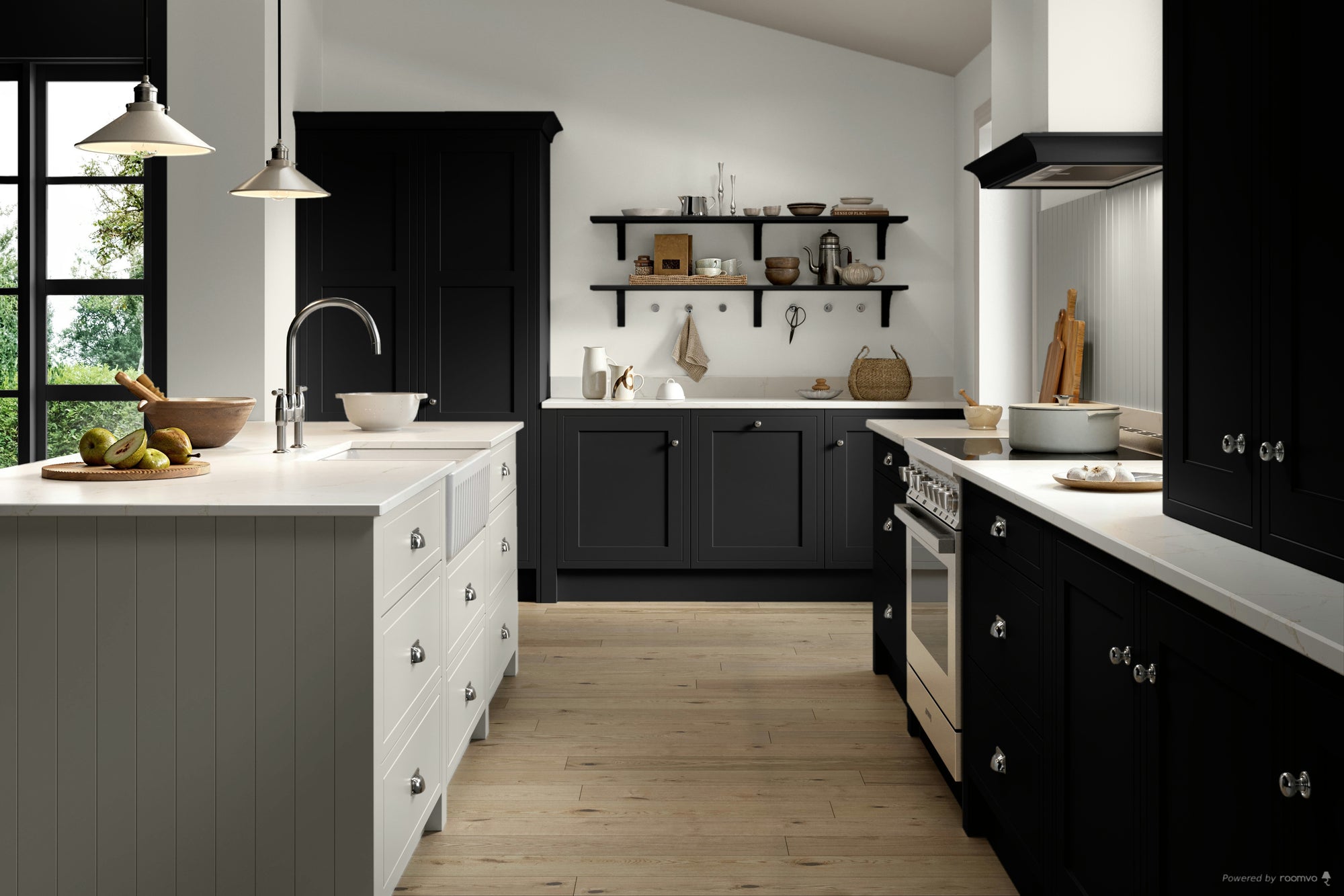 Farrow & Ball Off-Black No. 57 paint, duvallatelier.com