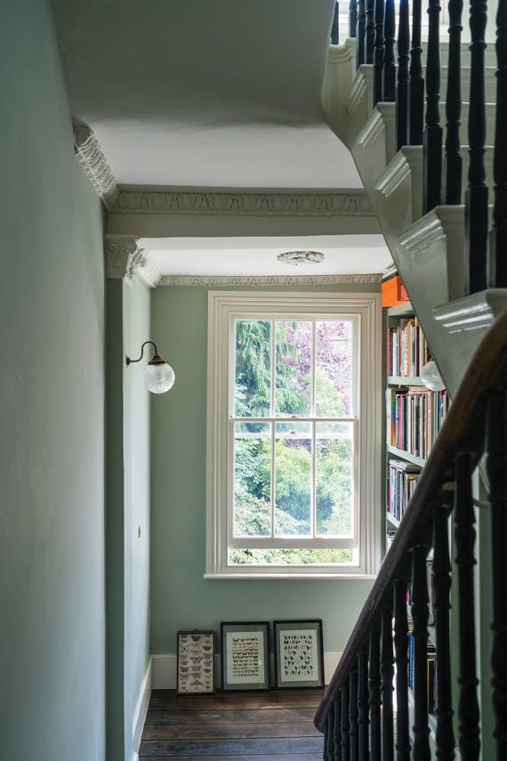 Farrow & Ball Blue Gray No. 91 paint, duvallatelier.com