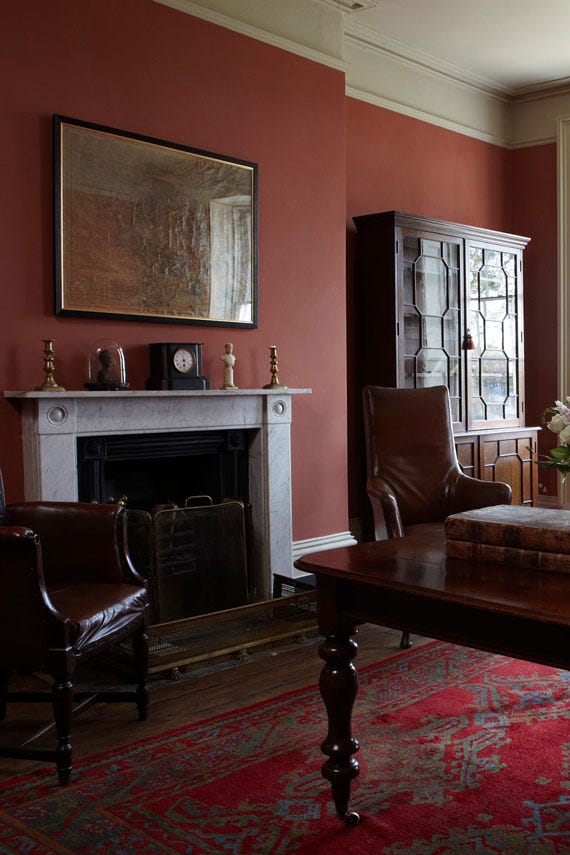 Farrow & Ball Book Room Red No. 50 paint, duvallatelier.com