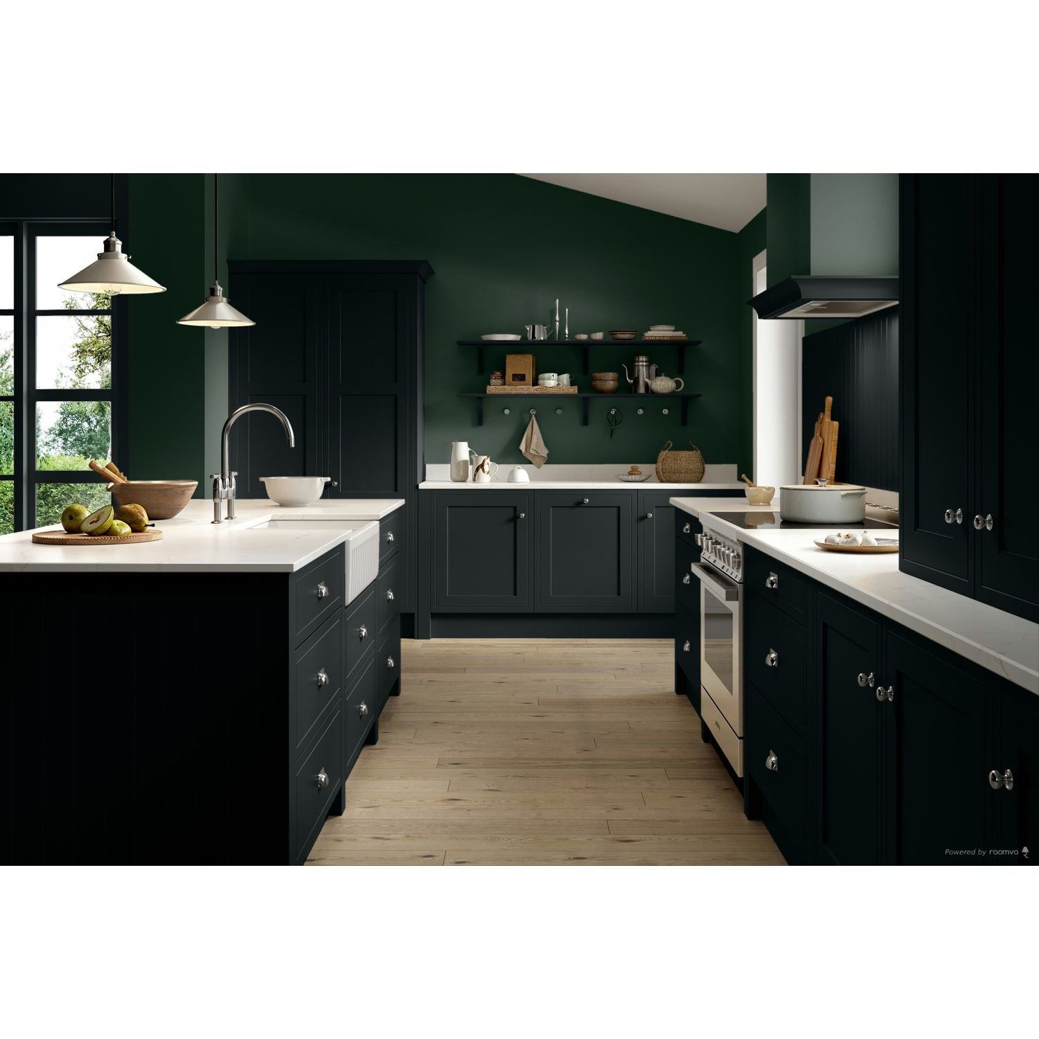 Farrow & Ball Chine Green No. 35 paint, duvallatelier.com