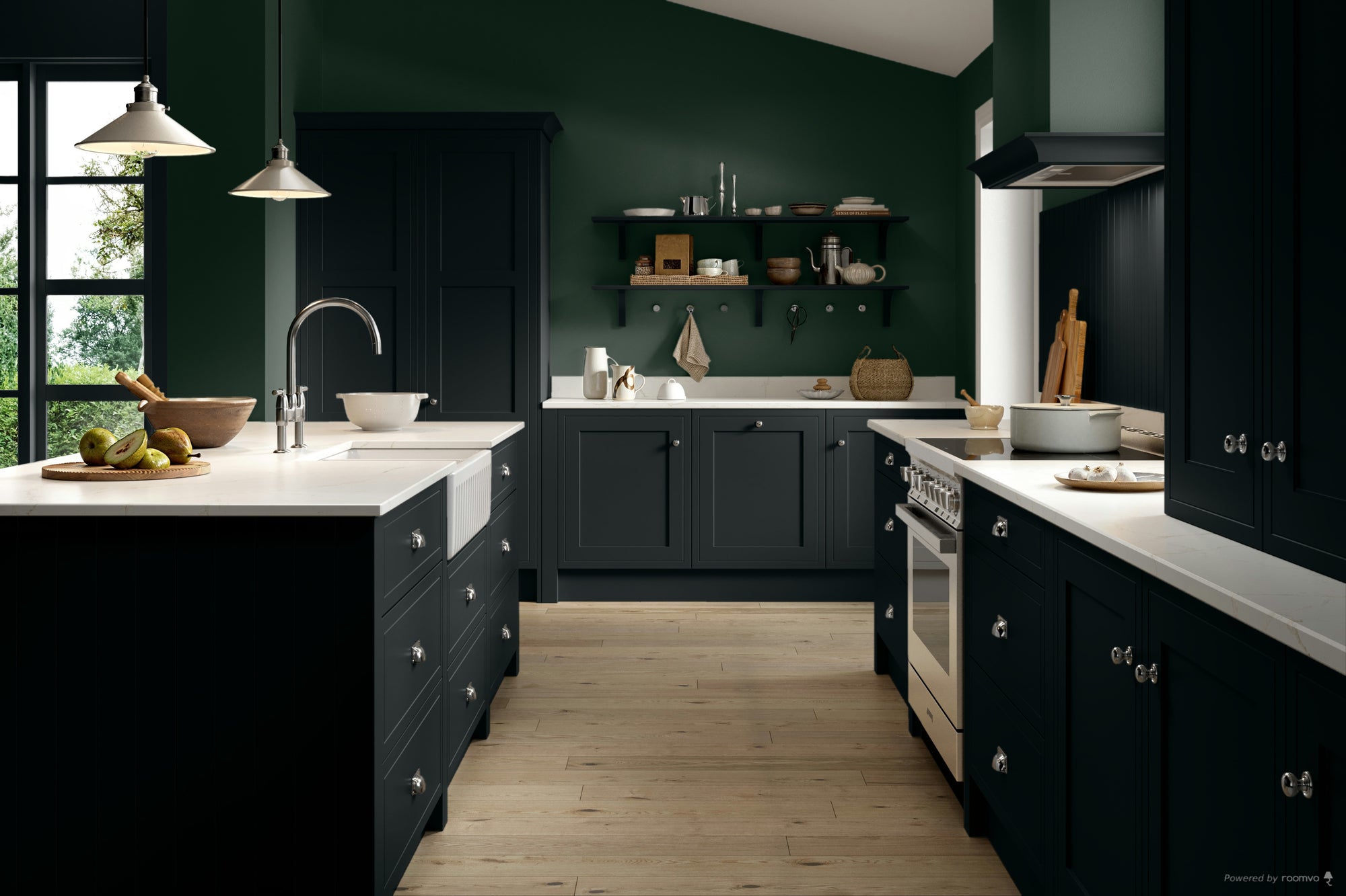 Farrow & Ball Chine Green No. 35 paint, duvallatelier.com