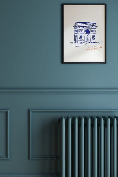 Farrow &amp; Ball Coppice Blue No. G9 paint, duvallatelier.com