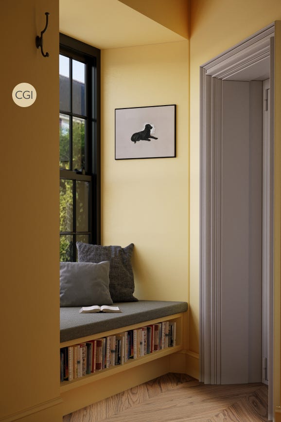 Farrow & Ball Cream No. 44 paint, duvallatelier.com