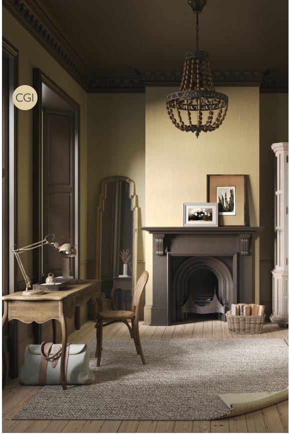 Farrow & Ball Cream No. 44 paint, duvallatelier.com