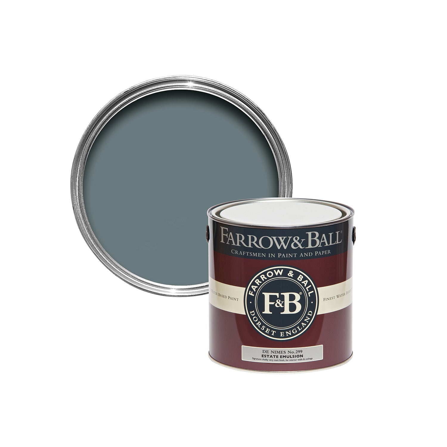 Farrow &amp; Ball De Nimes No. 299 Sample Pot, duvallatelier.com