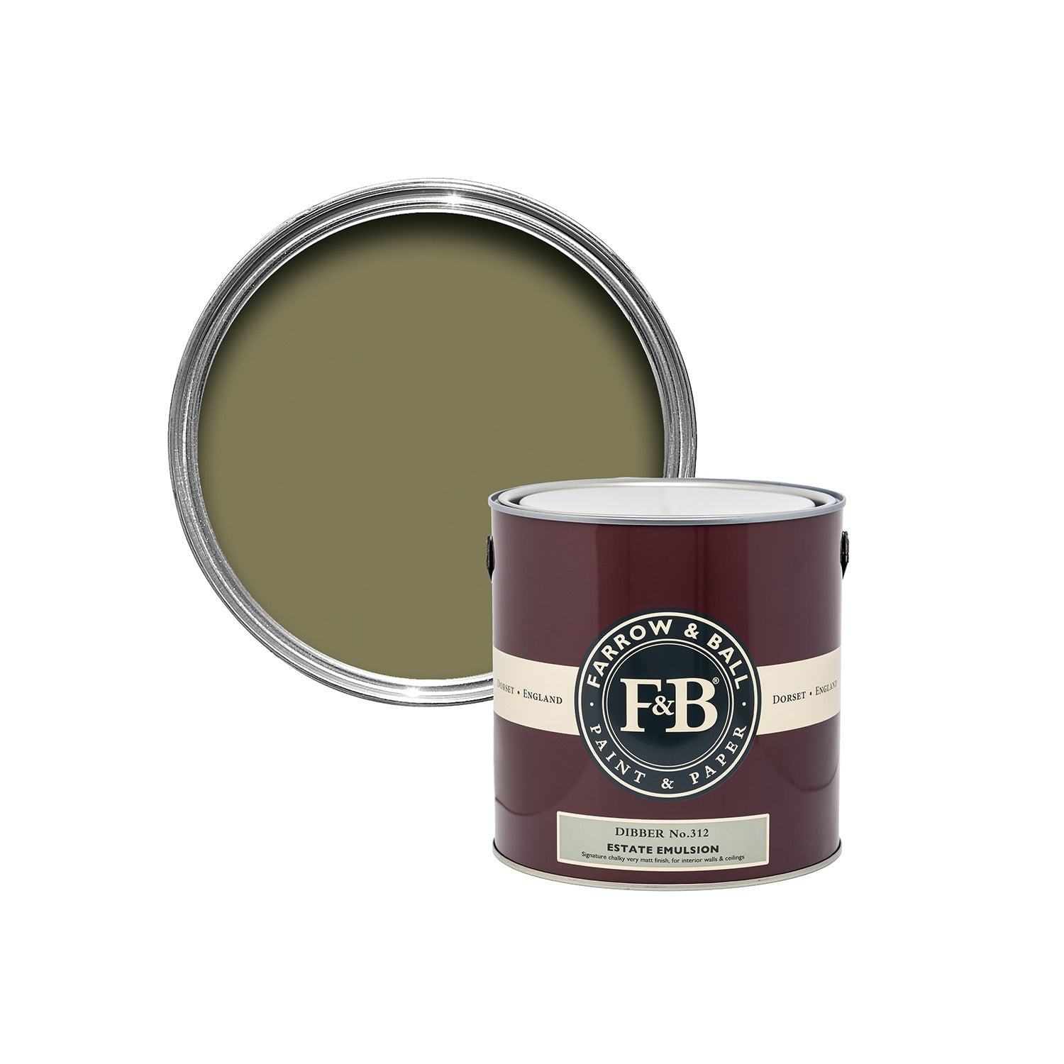 Farrow & Ball Dibber No. 312 Sample Pot , duvallatelier.com