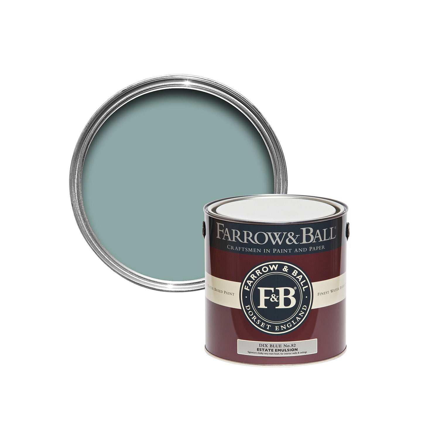 Farrow & Ball Dix Blue No. 82 Sample Pot, duvallatelier.com