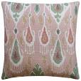 14x20 IKAT BOKHARA ROSE GREEN PILLOW