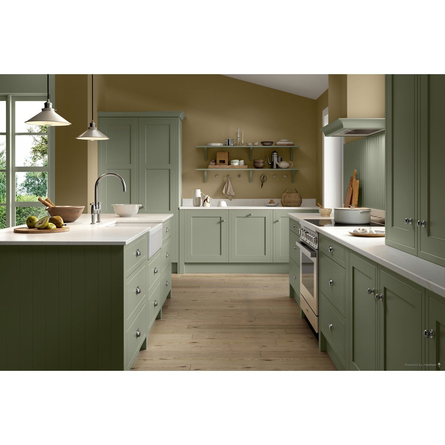 Farrow & Ball Drab No. 41 paint, duvallatelier.com