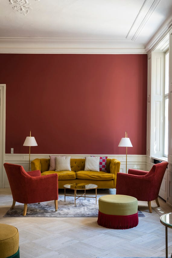 Farrow & Ball Eating Room Red No. 43 paint, duvallatelier.com