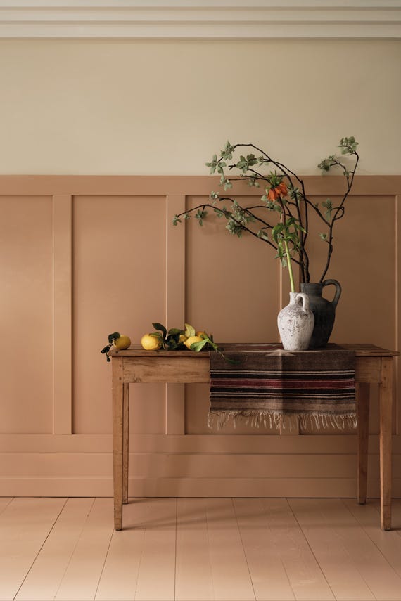 Farrow & Ball Faded Terracotta No. CC8 paint, duvallatelier.com