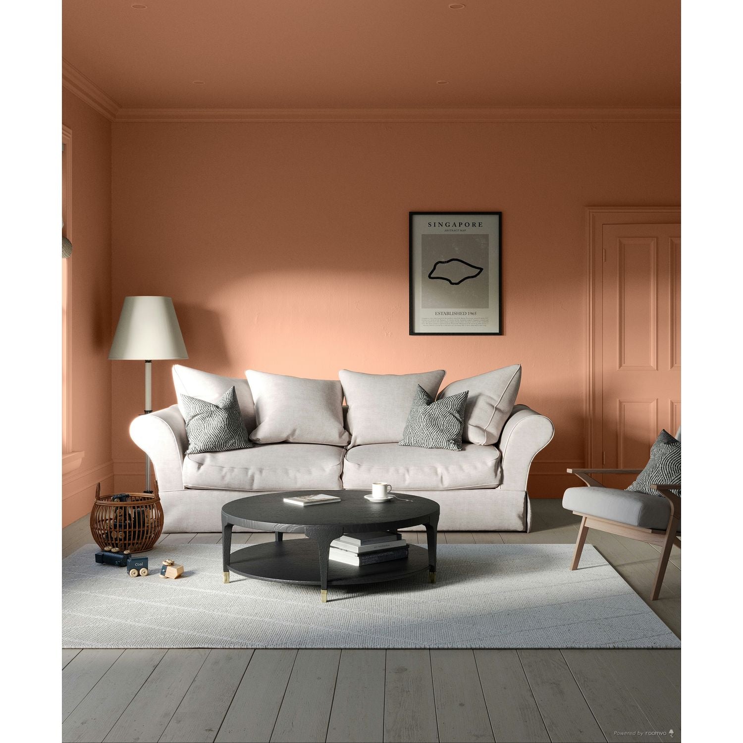 Farrow &amp; Ball Folly Pink No. G14 paint, duvallatelier.com